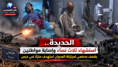 قناة باب المندب | الحديدة.. استشهاد ثلاث نساء وإصابة مواطنين بقصف مدفعي لمرتزقة العدوان استهدف منزلاً في حيس