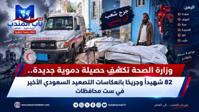 أعلنت وزارة الصحة والبيئة عن الحصيلة الإجمالية المفجعة لضحايا الاعتداءات والجرائم السعودية خلال الفترة من 3 إلى 10 سبتمبر الجاري، مؤكدة سقوط 82 بين شهيد وجريح من المدنيين في ست محافظات يمنية مستهدفة. حصيلة الضحايا المدنيين: أوضح البيان الرسمي أن التصعيد العسكري أسفر عن ارتقاء 44 شهيداً، بينهم 5 أطفال و3 نساء، إضافة إلى سقوط 38 جريحاً جراء الغارات والقصف المستمر. توزع الاعتداءات الجغرافية: طالت الغارات والجرائم الدموية محافظات الجوف، والحديدة، وتعز، وصعدة، وصنعاء، وحجة، مستهدفة الأعيان المدنية في انتهاك صارخ للقوانين الدولية. سجل إجرامي ممتد: نوهت وزارة الصحة بأن هذه الجرائم تأتي امتداداً لسجل العدوان السعودي المتواصل منذ أكثر من عقد في حصار وتجويع الشعب اليمني واستهداف المنشآت الحيوية والمخيمات والمدارس.
