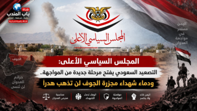 قناة باب المندب : المجلس السياسي الأعلى: التصعيد السعودي يفتح مرحلة جديدة من المواجهة.. ودماء شهداء مجزرة الجوف لن تذهب هدراً