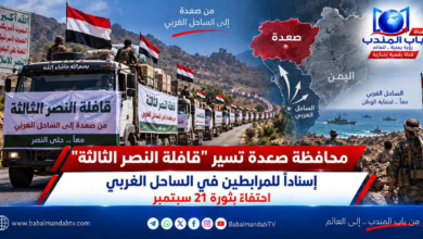 قناة باب المندب الرقمية: محافظة صعدة تسير "قافلة النصر الثالثة" إسناداً للمرابطين في الساحل الغربي احتفاءً بثورة 21 سبتمبر