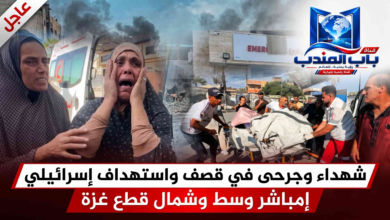 قناة باب المندب الرقمية: شهداء وجرحى في قصف واستهداف إسرائيلي مباشر وسط وشمال قطاع غزة