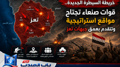 قناة باب المندب الرقمية: خريطة السيطرة الجديدة.. قوات صنعاء تجتاح مواقع استراتيجية وتتقدم بعمق جبهات تعز