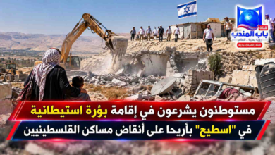قناة باب المندب الرقمية: مستوطنون يشرعون في إقامة بؤرة استيطانية في "اسطيح" بأريحا على أنقاض مساكن الفلسطينيين